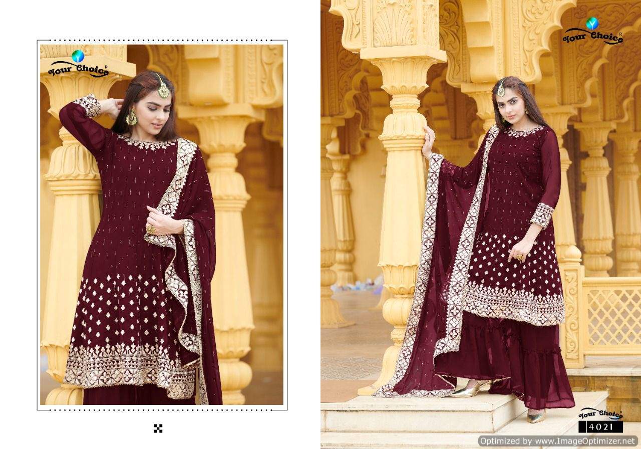 Your Choice Hifi Heavy Festive Wear Georgette Designer Salwar Kameez Collection